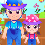 Hry pre deti Gardening with Pop